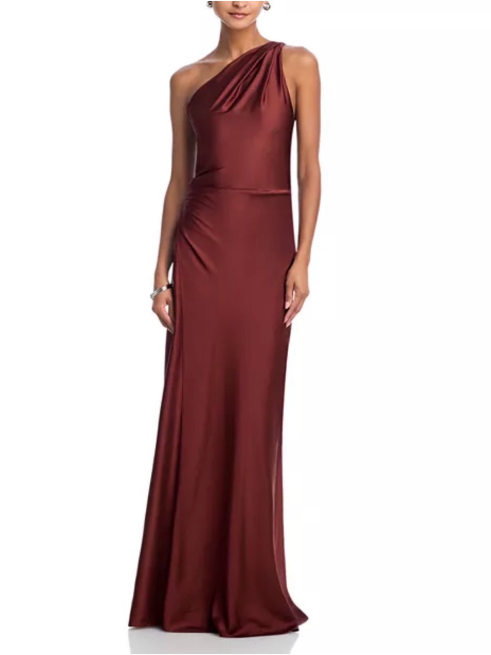 A.L.C. Aster Gown in Wine